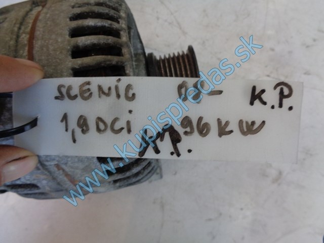 alternátor na renault scénic III 1,9dci, 8200660041-C